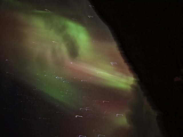 Nordlys over ryggen